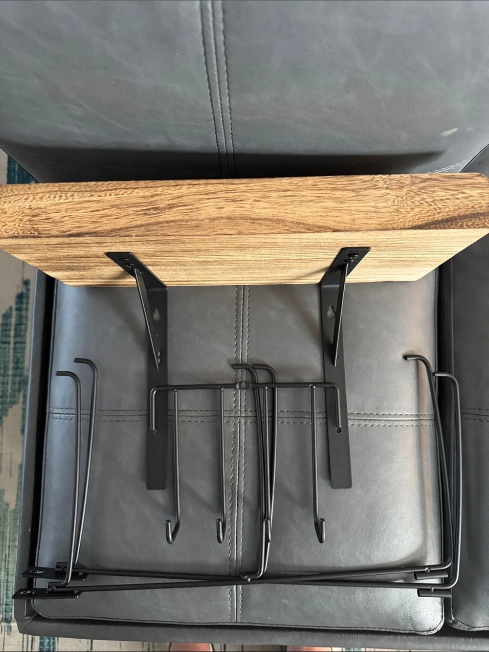 Bikoney wall rack for fitness & yoga mats / equipment